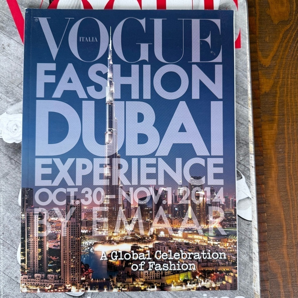 Magazine Vogue Italia fashion Dubai 2014